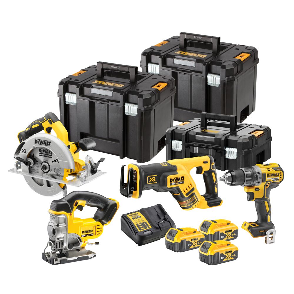 18V/3x5Ah Akku-Kombopack (DeWALT DCK421P3T-QW)