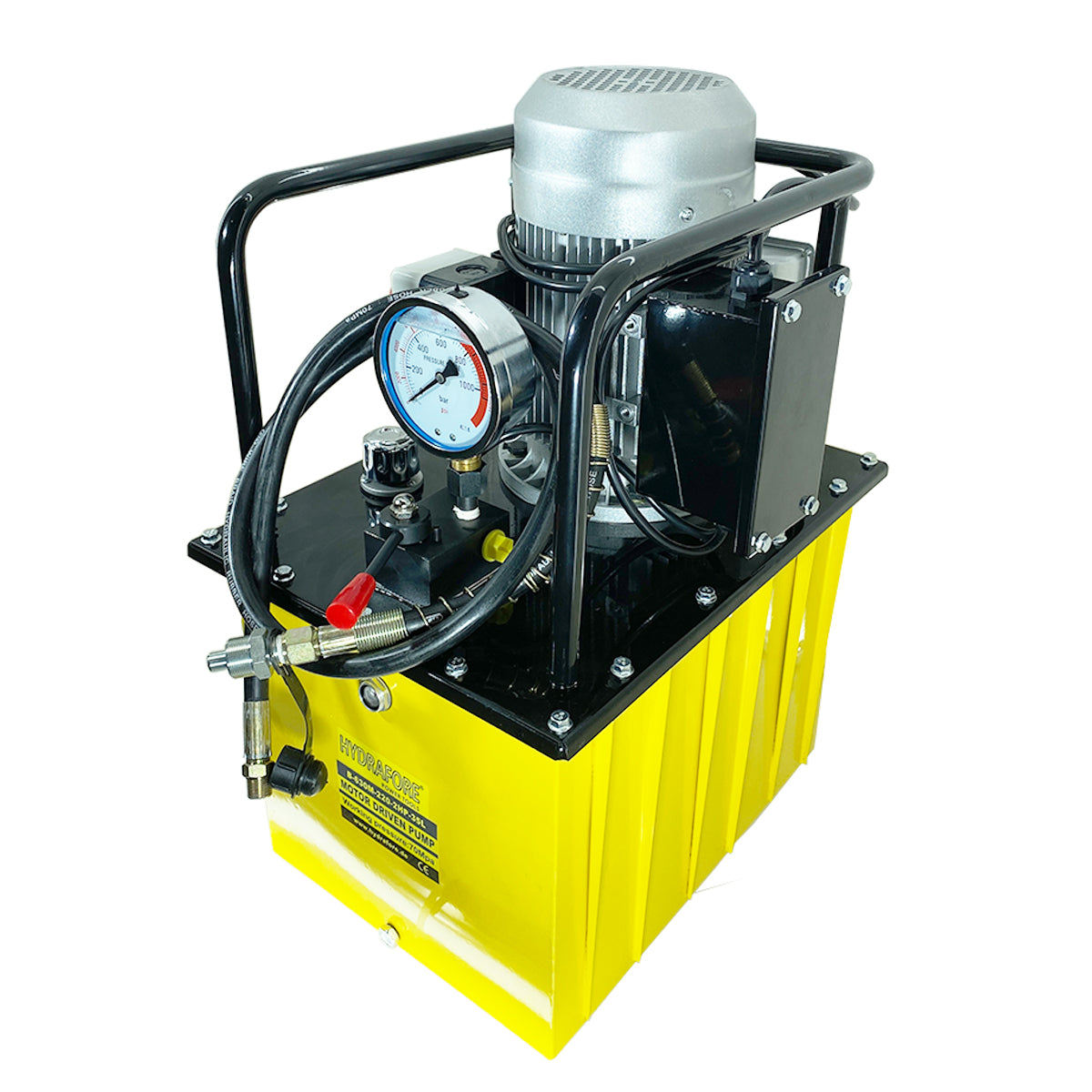 Einfachwirkende Hydraulikpumpe mit man. Ventil (1.5kW/220V/35L) (B-630M-220-2HP-35L)
