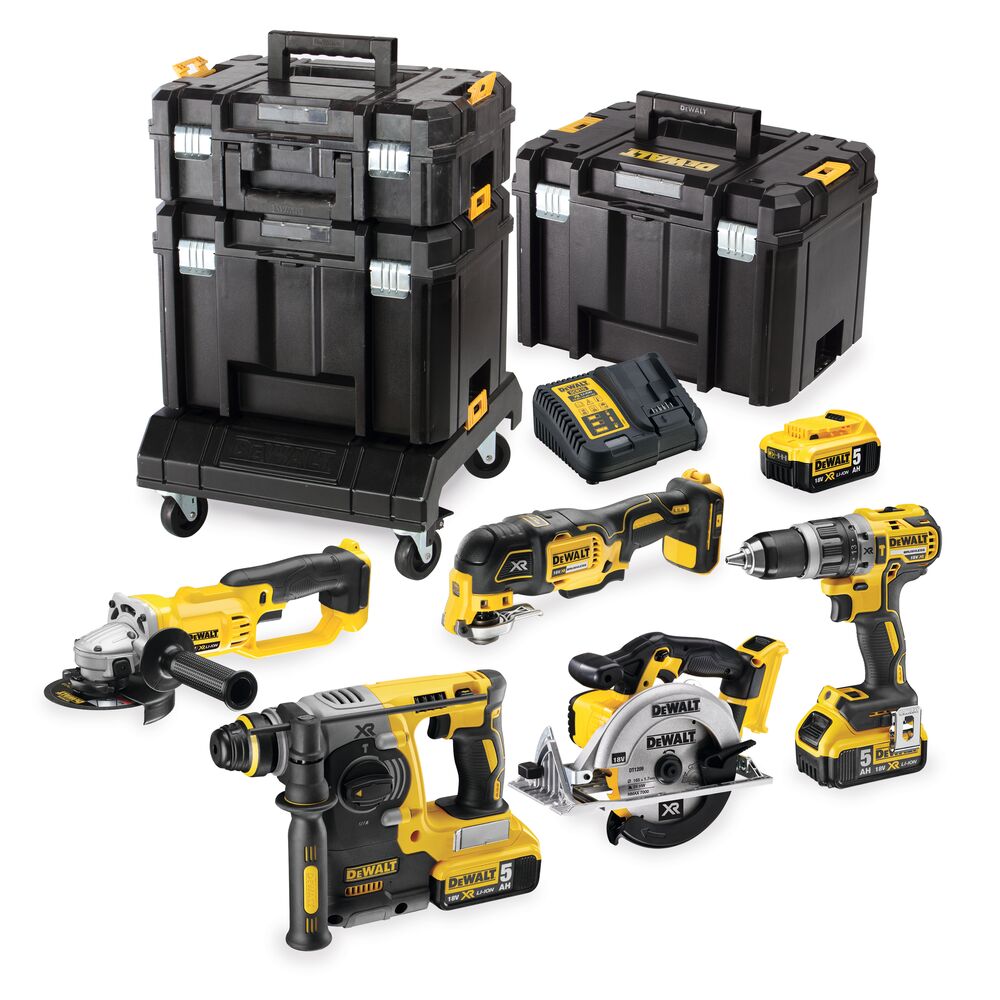 18V/3x5 Ah Akku-Kombopack (DeWALT DCK654P3T-QW)