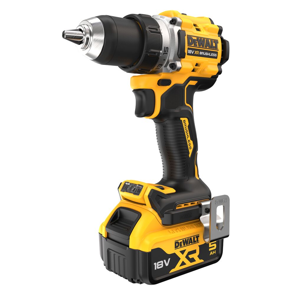 18V/2x5Ah Akku-Bohrschrauber, 90Nm TSTAK+Ladegerät (DeWALT DCD800P2T-QW)