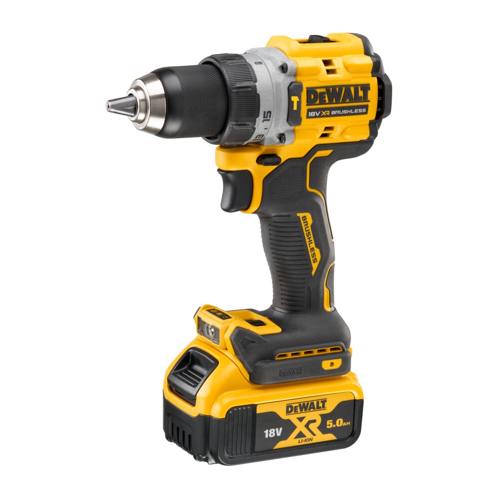 18V/5x5Ah Akku-Schlagbohrschrauber, 90Nm TSTAK+Ladegerät (DeWALT DCD805P2T-QW)