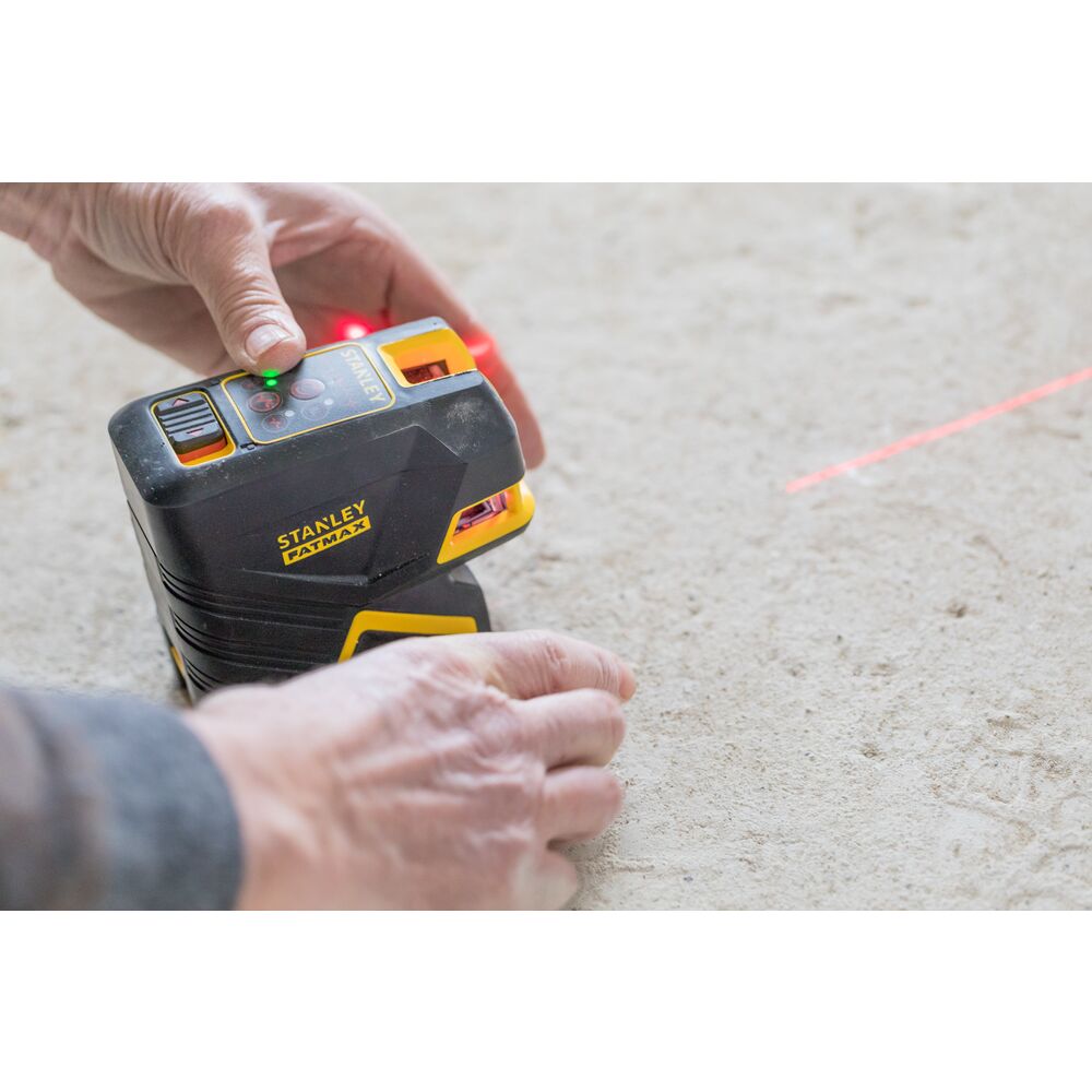 FATMAX Kreuzlinien- & 5-Spotlaser - rot 50m IP54 (STANLEY FMHT1-77415)