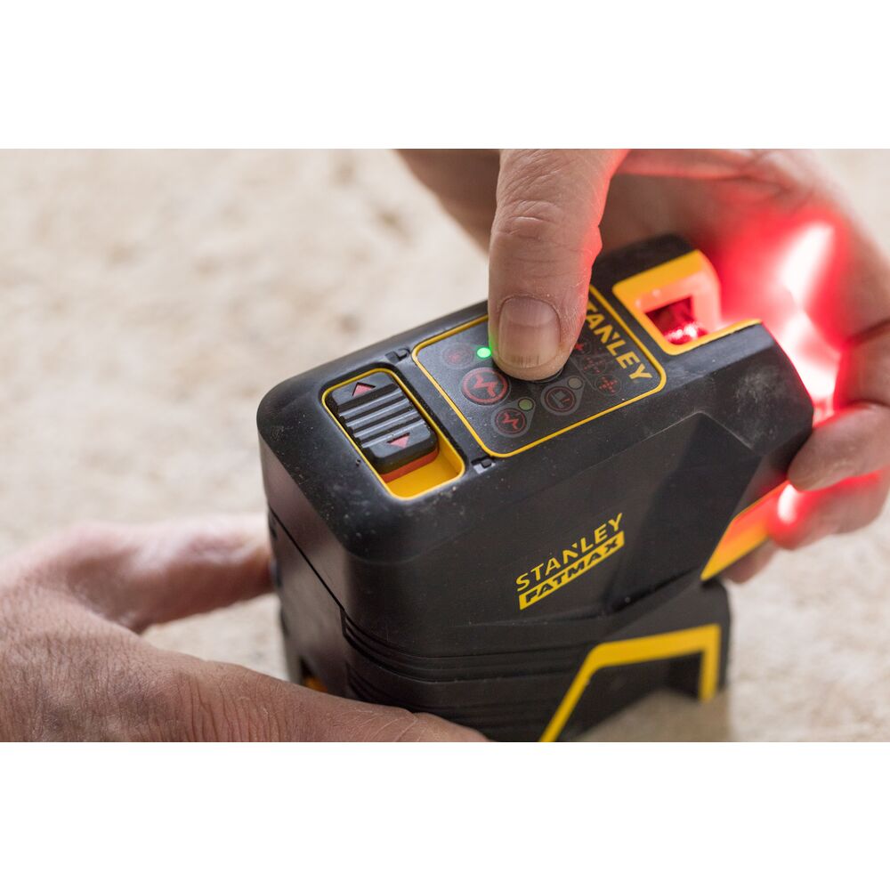 FATMAX Kreuzlinien- & 5-Spotlaser - rot 50m IP54 (STANLEY FMHT1-77415)