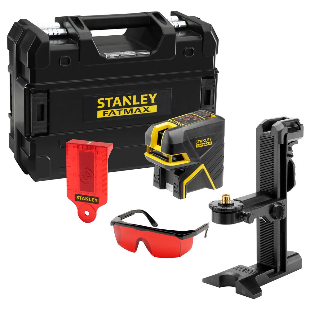 FATMAX Kreuzlinien- & 5-Spotlaser - rot 50m IP54 (STANLEY FMHT1-77415)