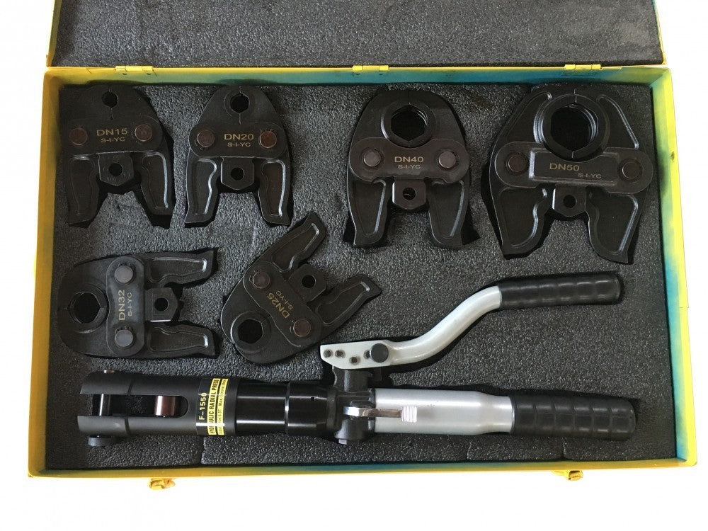 Hydraulische Crimpzange für Edelstahlrohr/Edelstahlhülsen DN15-DN50, 6.5T (F-1550)