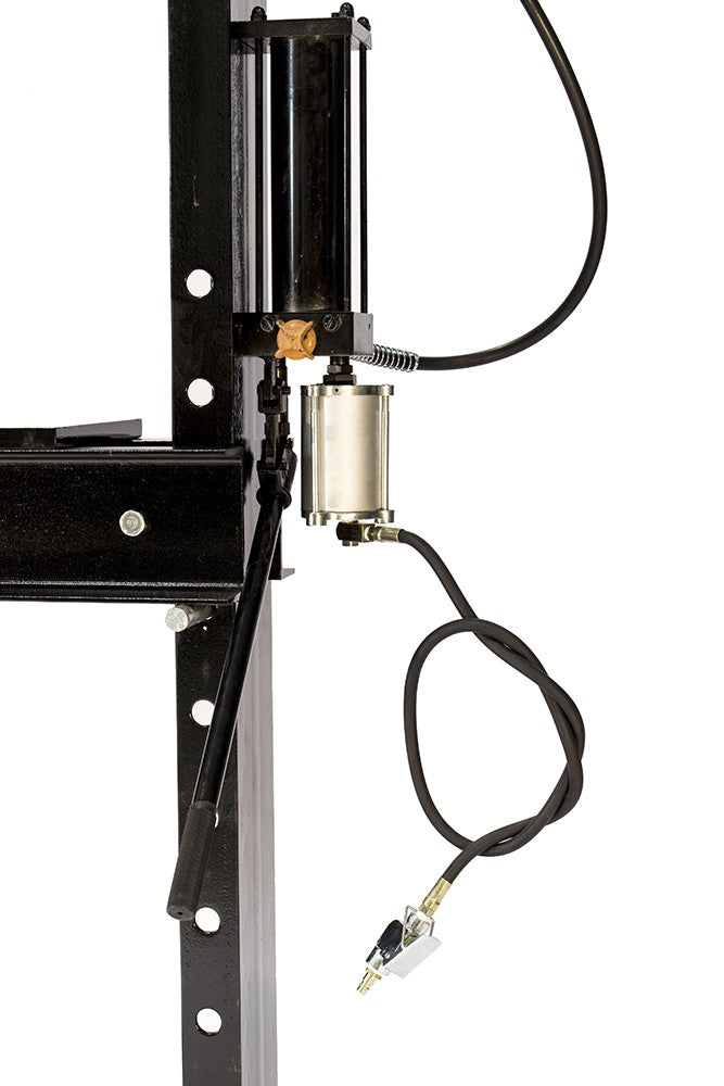 30T Werkstattpresse mit Lufthydraulische Pumpe und mit Manometer (SP30A) B-WARE