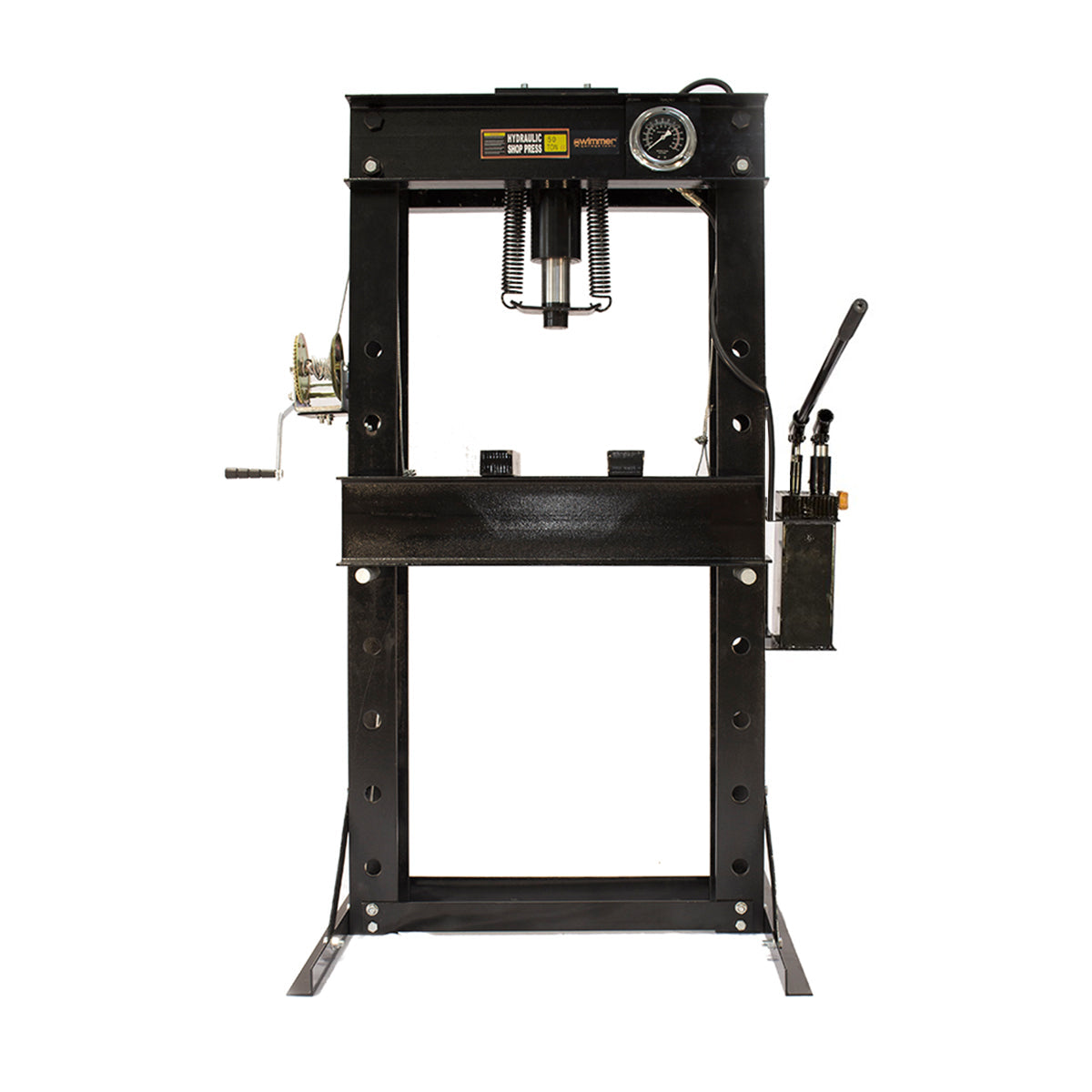 50T Werkstattpresse mit externer Doppel-Handpumpe und Manometer (SP50-1)