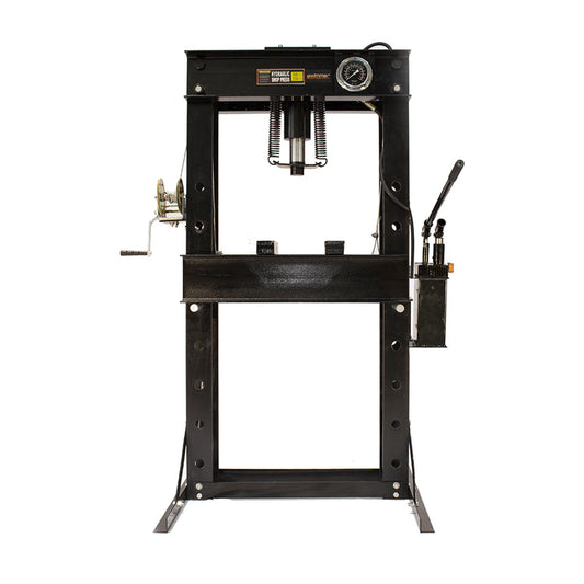 50T Werkstattpresse mit externer Doppel-Handpumpe und Manometer (SP50-1)