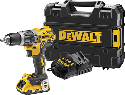 18V/2x2Ah Akku-Schlagbohrschrauber, Ladegerät TSTAK-Box(DeWALT DCD796D2-QW) B-WARE